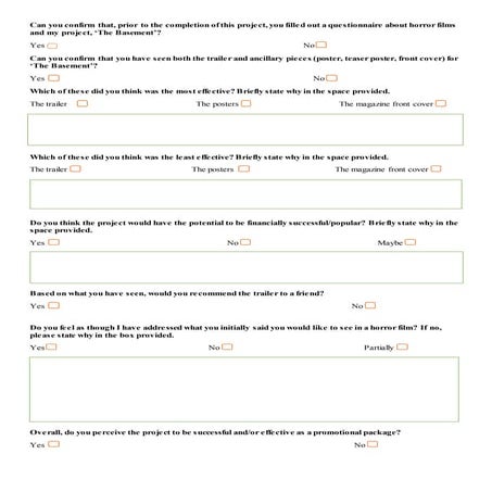 Questionnaire 1 | DOCX