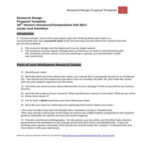 Media 21 fall 2011 research proposal template