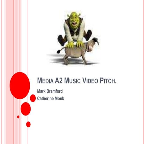 Media a2 music video pitch