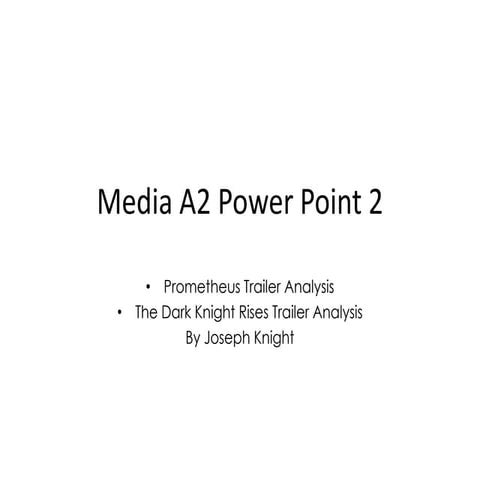 Media A2 Power Point 2