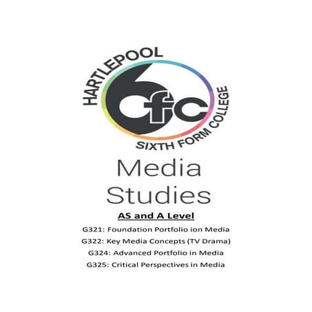 Media A Level front cover