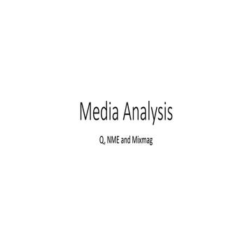 Media Analysis and Criticism | PPT