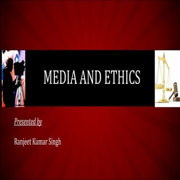 Media and ethics
