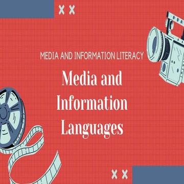 MEDIA AND INFORMATION LITERACY, Languages