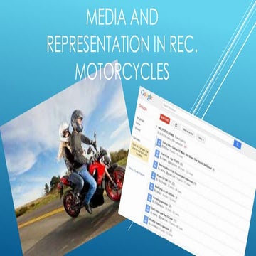 Media and representation in rec