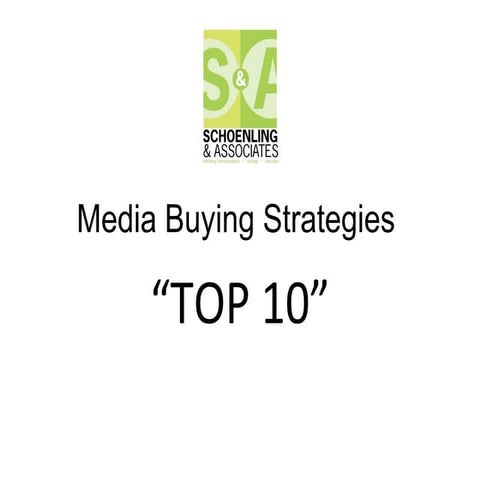 Media buying strategies acc panel 020212