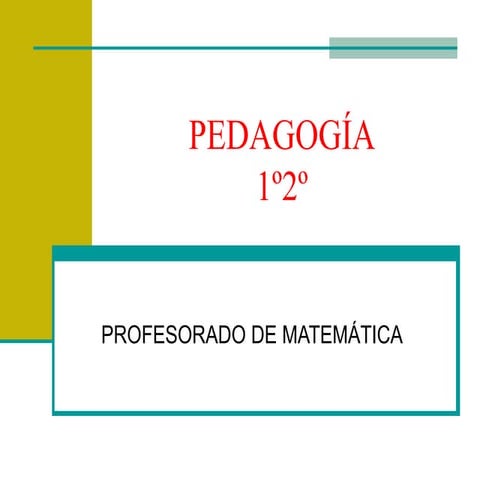 Mediación pedagógica