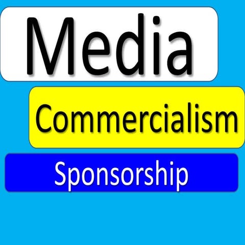 Media comercialisation and sponsorship a2 2014