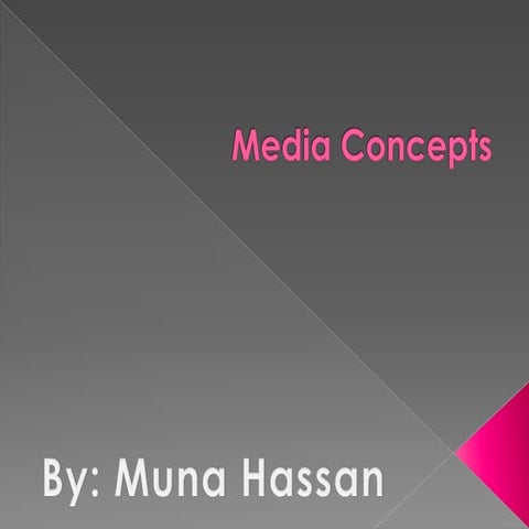 Media concepts