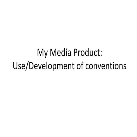 Media CW - Conventions