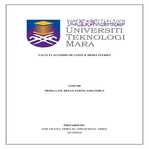 Media ethics, issues and controversies