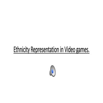 Media ethnicity audio included