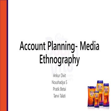 Media Ethnography Cadbury's Bournvita "Tayyari Jeet Ki"