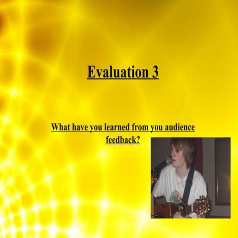 Media Evaluation 3