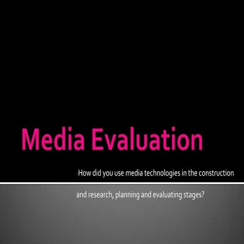 Media group presentation | PPTX