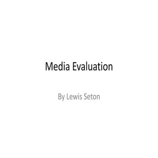 Media product evaluation