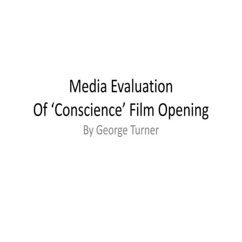 Media Evaluation