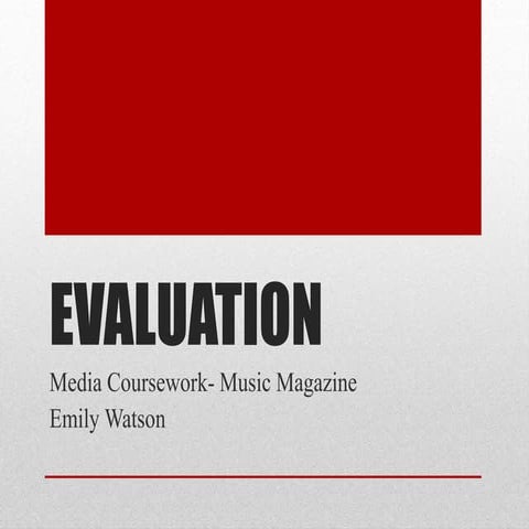 Media evaluation music mag ew