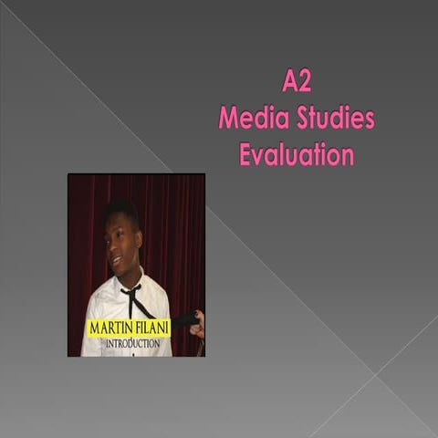 Media evaluation powerpoint