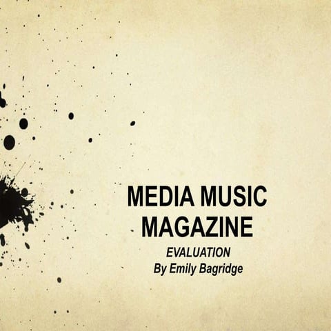 Media evaluation powerpoint