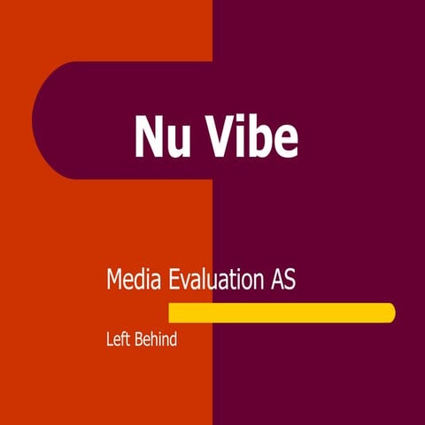 Media evaluation presentation
