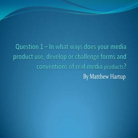 Media evaluation q1 complete