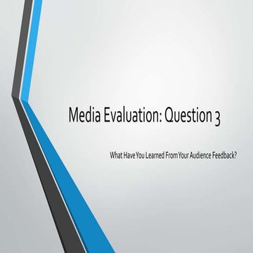 Media evaluation q4