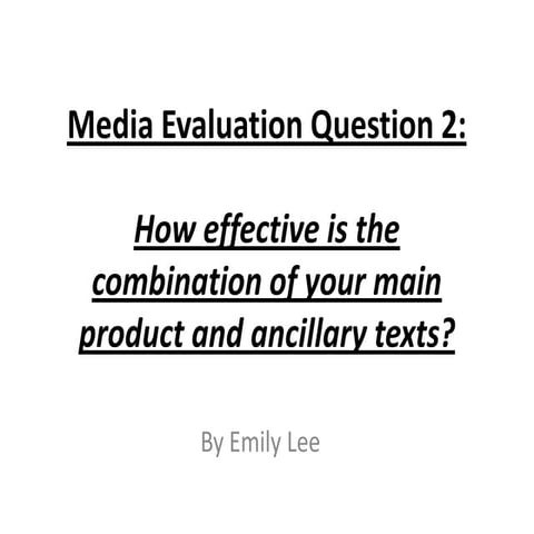 Question 3 - Audience feedback answers | DOCX