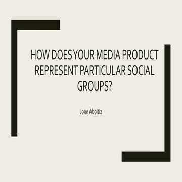 Media evaluation question 2