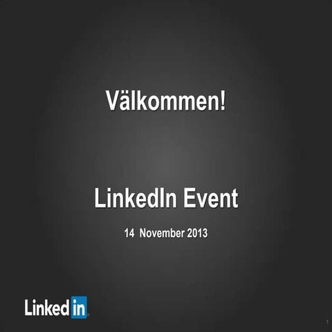 LinkedIn Recruiting presentation for Staffing