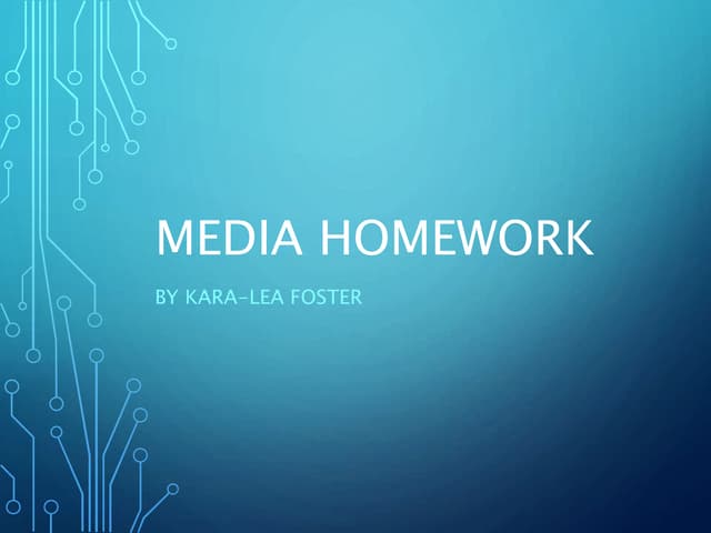 media homework