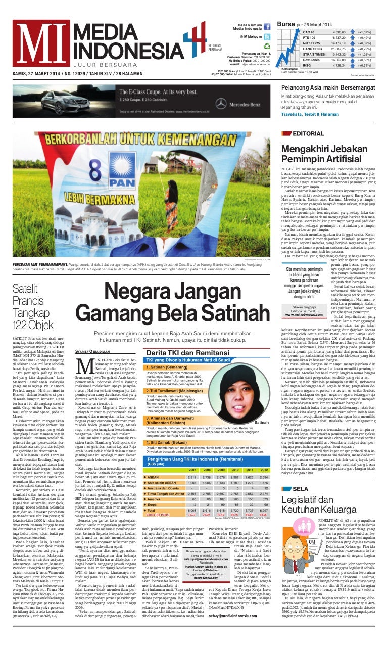 Media Indonesia 27 Maret 2014
