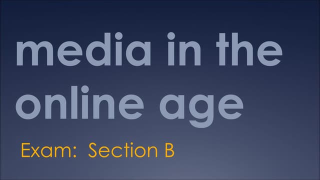 Mediaintheonlineage