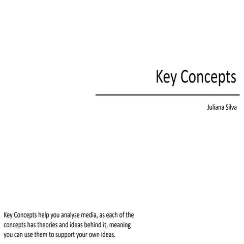 Media - Key Concepts