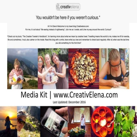 Media Kit 2016 / 2017 Creativelena.com