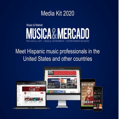 Música & Mercado (Music & Market) Media kit | Chinese