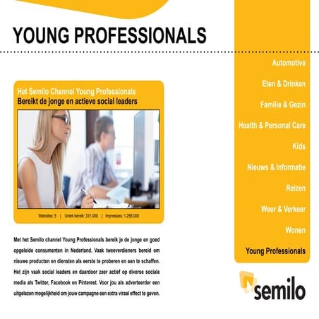 Mediakit channel Young Professionals