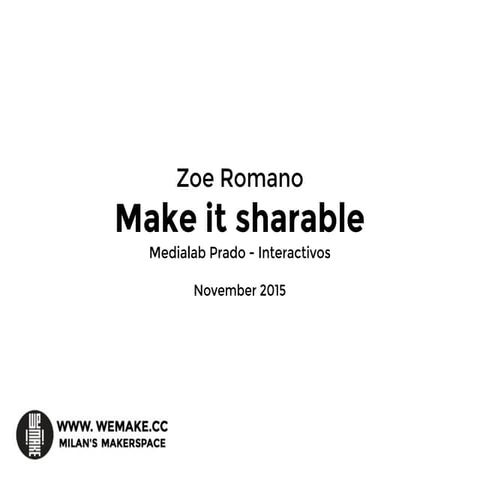 Make it Sharable  