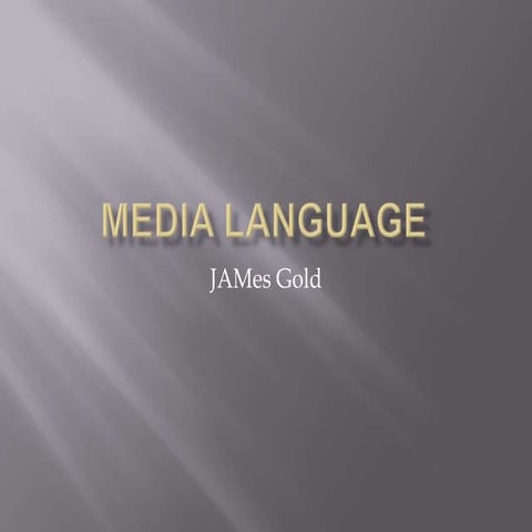 Media language