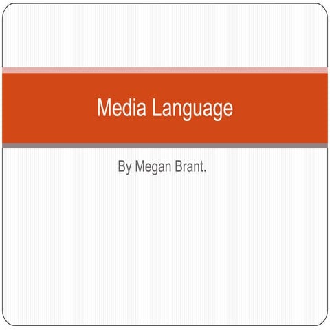 Media language