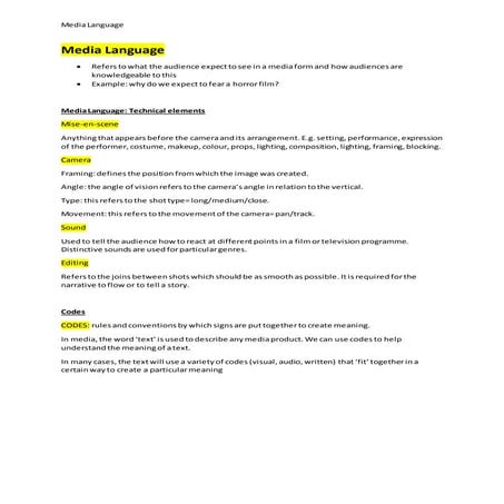 Media language | PDF