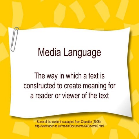 Media language 2014