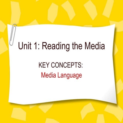 Media language goffman q1b