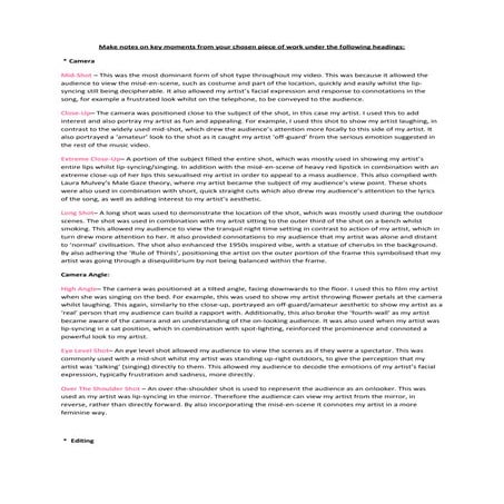 Media language notes