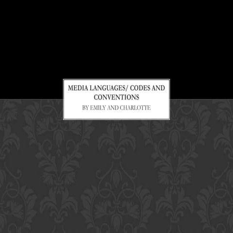 Media languages