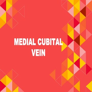 Medial cubital vein