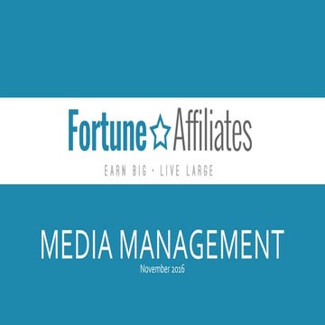 Media management 2016