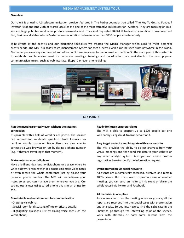 Media management system