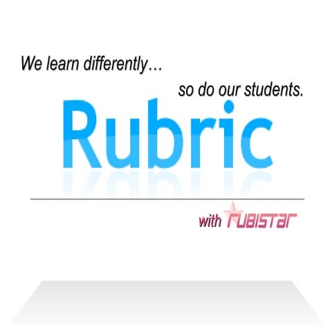 Rubric with Rubistar