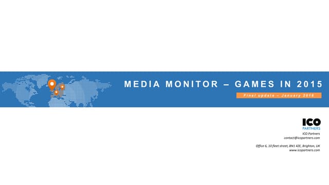 Monthly Top 15 Games in the media -...